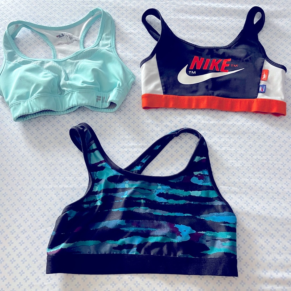 3 crop tops S-M + 1 Legging XS